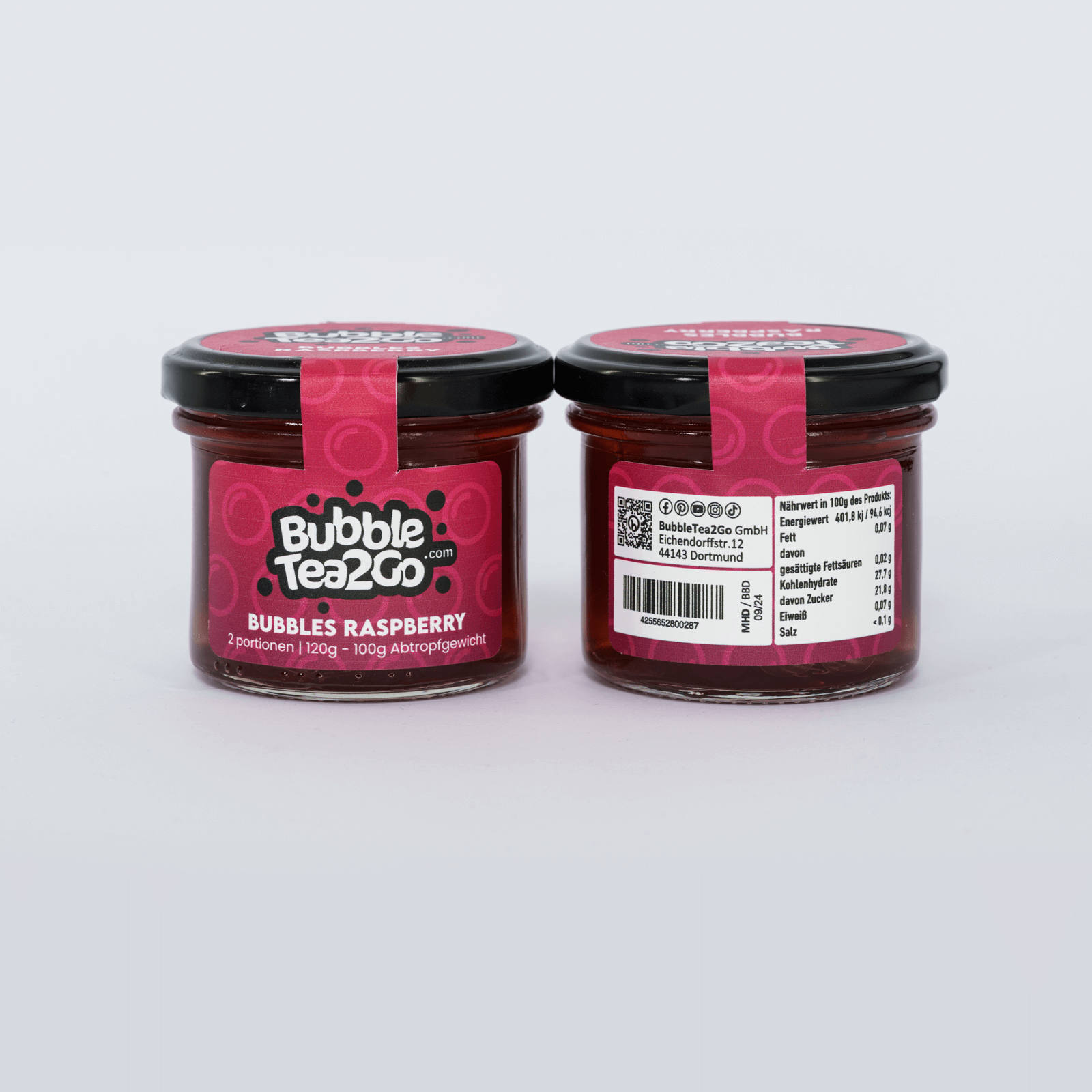 Bubbles - Raspberry 2 servings (120g)